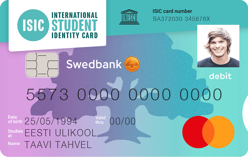 Студенческая карточка ISIC Mastercard