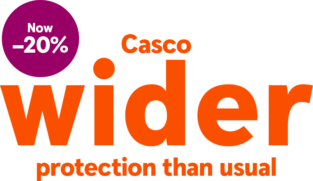 It's written on the visual that Wider than usual Casco protection is now -20%